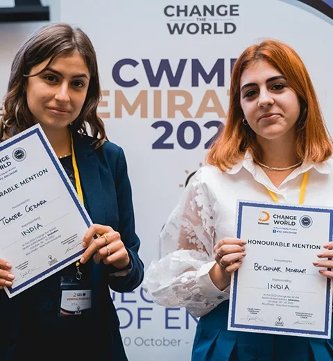Award to Maarif International School Bucharest Debate Team